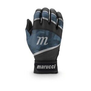 Youth Marucci Foxtrot Tee Ball Batting Gloves Black Blue M/L